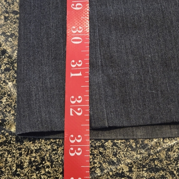 Daisy Fuentes Gray Flared Pants 4 Pockets Zip Button Closure Women size 2 (XS) - Picture 13 of 16